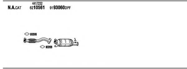 WALKER NIH24198A Система випуску ОГ