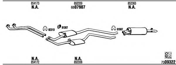 WALKER OP40036B Система випуску ОГ