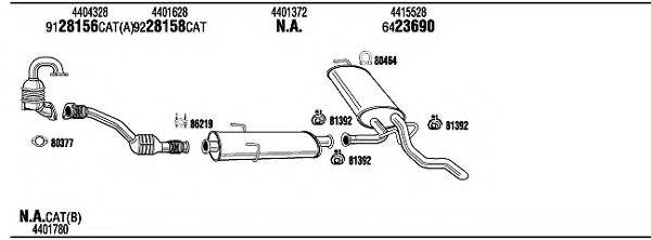 WALKER OPH10109A Система випуску ОГ