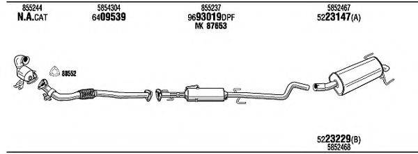 WALKER OPH19464DA Система випуску ОГ