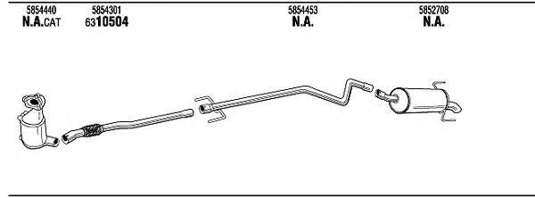 WALKER OPH30934A Система випуску ОГ