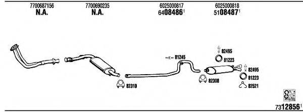 WALKER RE93204 Система випуску ОГ