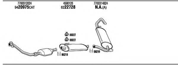 WALKER RE94130C Система випуску ОГ