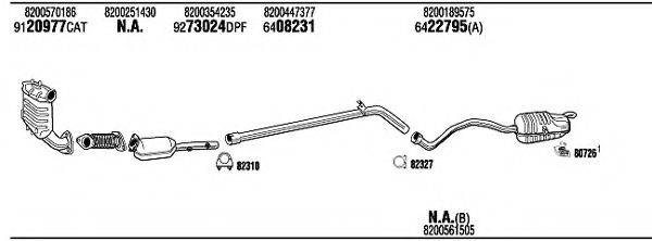 WALKER REH19036B Система випуску ОГ