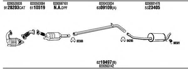 WALKER REH34747A Система випуску ОГ