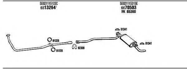 WALKER SE20007A Система випуску ОГ