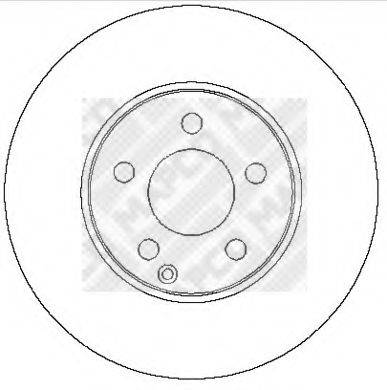 MAPCO 15810 гальмівний диск