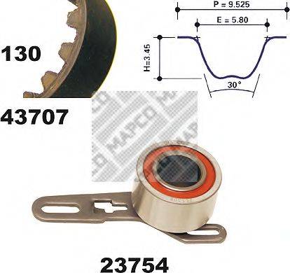 MAPCO 23707 Комплект ременя ГРМ