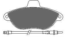 MAPCO 6475 Комплект гальмівних колодок, дискове гальмо