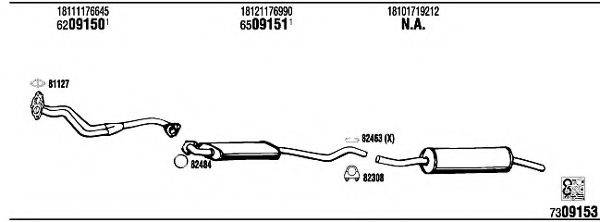 FONOS BW31601 Система випуску ОГ