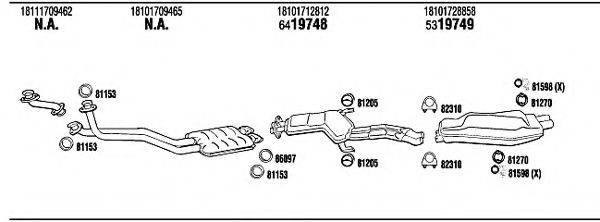 FONOS BW53003 Система випуску ОГ