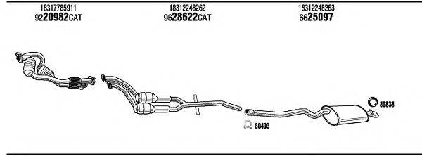 FONOS BWT10025 Система випуску ОГ