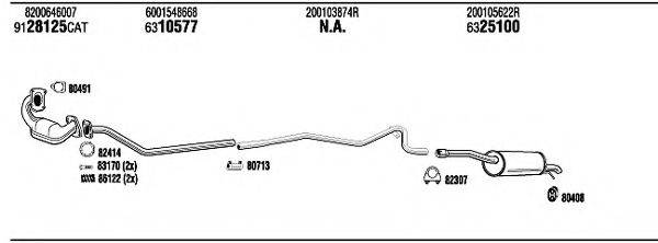 FONOS DCK24491 Система випуску ОГ