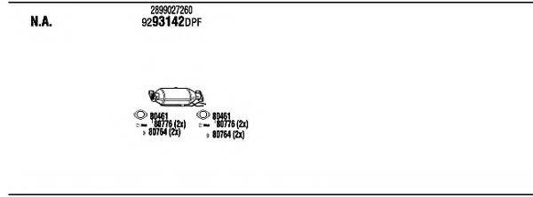 FONOS HYK28577A Система випуску ОГ