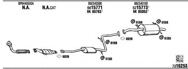 FONOS MA70303 Система випуску ОГ