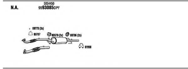 FONOS OPH22689A Система випуску ОГ