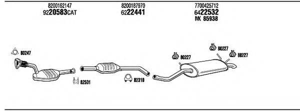 FONOS REH11490A Система випуску ОГ