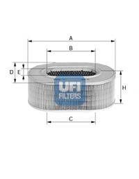 UFI 2716200 Повітряний фільтр