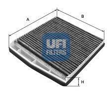 UFI 5412600 Фільтр, повітря у внутрішньому просторі