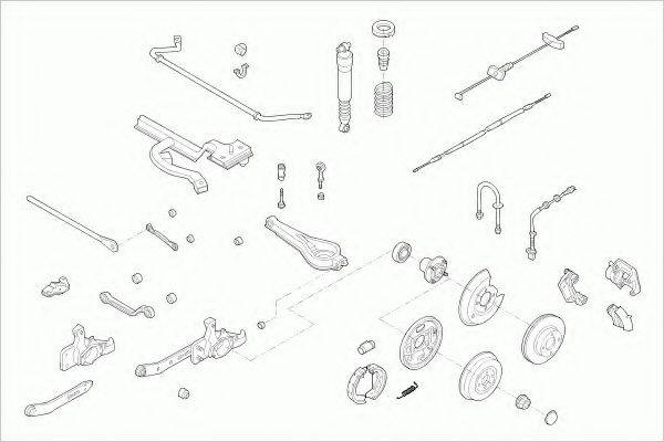 BOGE FORDMONDERB019 Рульове управління; Підвіска колеса