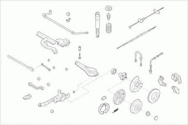 BOGE FORDMONDERB020 Рульове управління; Підвіска колеса