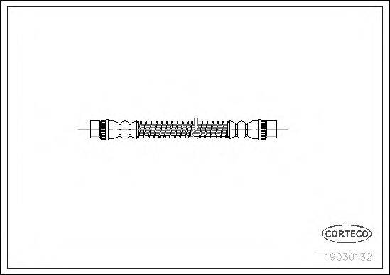 CORTECO 19030132 Гальмівний шланг