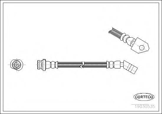 CORTECO 19030535 Гальмівний шланг