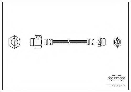 CORTECO 19032625 Гальмівний шланг
