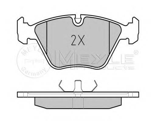 MEYLE 0252096820 Комплект гальмівних колодок, дискове гальмо