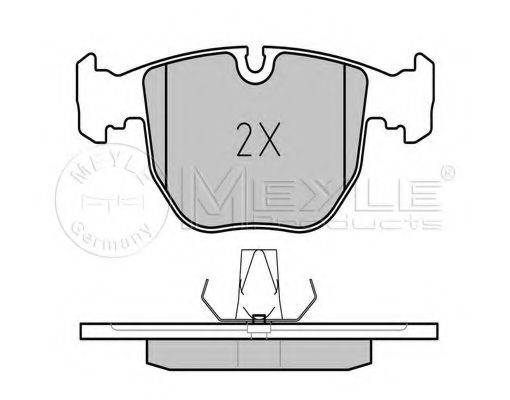 MEYLE 0252148619 Комплект гальмівних колодок, дискове гальмо