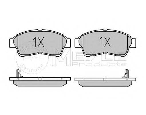 MEYLE 0252160117W Комплект гальмівних колодок, дискове гальмо