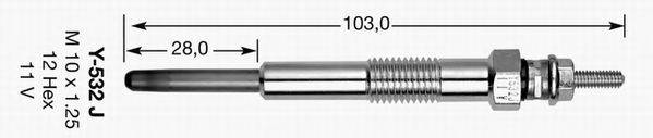 NGK 7782 Свічка розжарювання