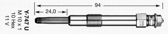 NGK 4694 Свічка розжарювання