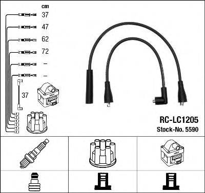 NGK 5590 Комплект дротів запалювання