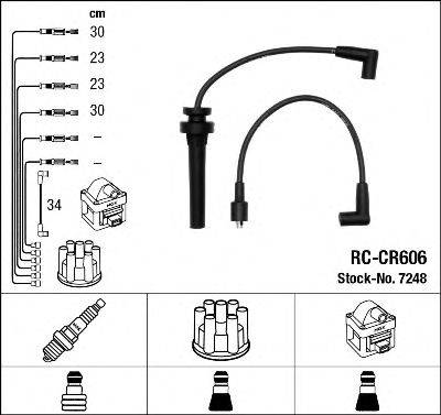 NGK 7248 Комплект дротів запалювання