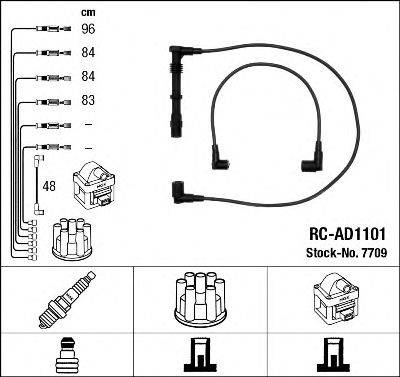 NGK 7709 Комплект дротів запалювання