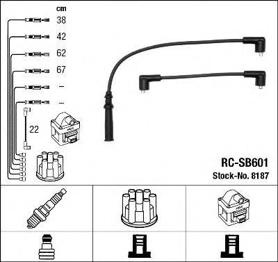 NGK 8187 Комплект дротів запалювання