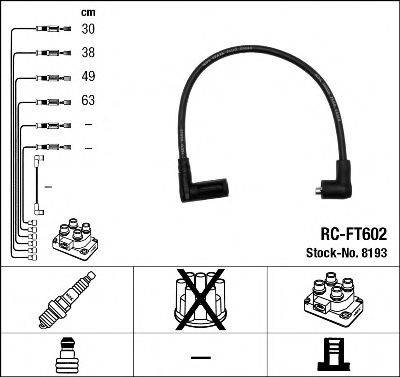 NGK 8193 Комплект дротів запалювання