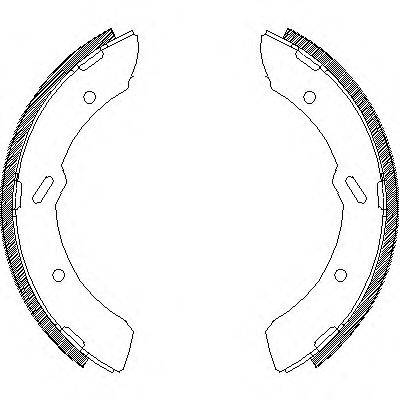 ROADHOUSE 431300 Комплект гальмівних колодок