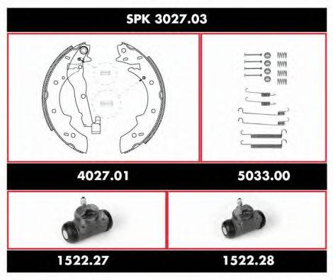 ROADHOUSE SPK302703 Комплект гальм, барабанний гальмівний механізм