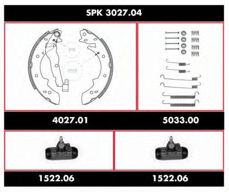 ROADHOUSE SPK302704 Комплект гальм, барабанний гальмівний механізм