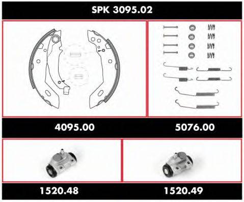 ROADHOUSE SPK309502 Комплект гальм, барабанний гальмівний механізм