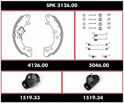 ROADHOUSE SPK312600 Комплект гальм, барабанний гальмівний механізм