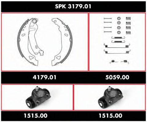 ROADHOUSE SPK317901 Комплект гальм, барабанний гальмівний механізм