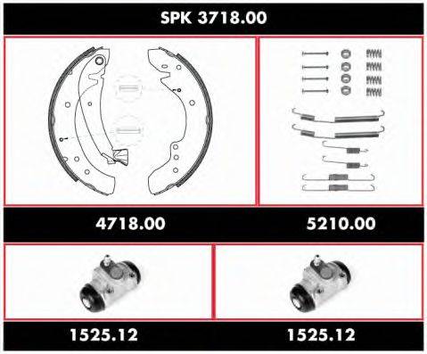 ROADHOUSE SPK371800 Комплект гальм, барабанний гальмівний механізм