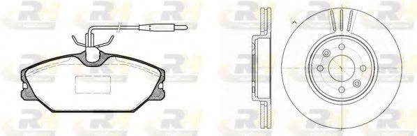 ROADHOUSE 820803 Комплект гальм, дисковий гальмівний механізм