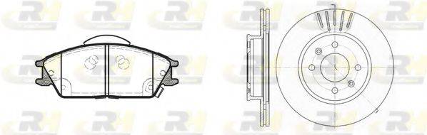 ROADHOUSE 822401 Комплект гальм, дисковий гальмівний механізм