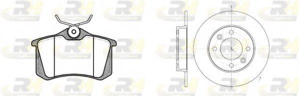 ROADHOUSE 826303 Комплект гальм, дисковий гальмівний механізм