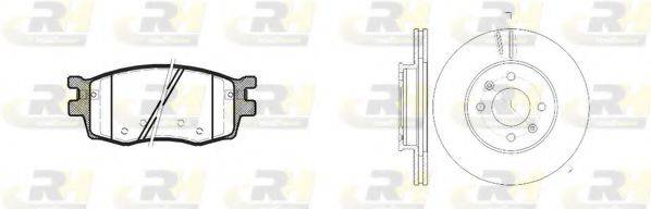 ROADHOUSE 8120800 Комплект гальм, дисковий гальмівний механізм