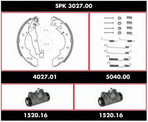 REMSA SPK302700 Комплект гальм, барабанний гальмівний механізм